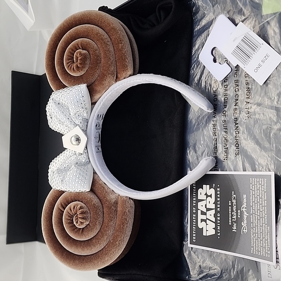 Princess Leia Ear Headband - Ashley Eckstein - Her Universe - Disney Parks - Picture 3 of 11